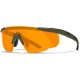 Saber Advanced OD (Clear/Smoke/Rust), Next-Gen Tactical Eyewear with Ballistic-Grade Performance